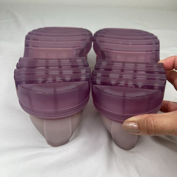 Melissa Pink Lace Up Vegan Shoes Size 9 NWOB Made in Brazil Waterproof, unique - Picture 10 of 10